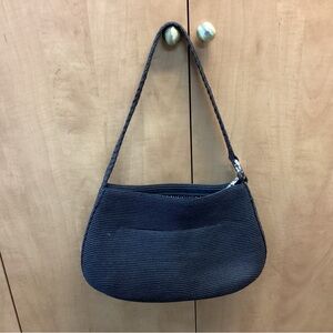Talbots Black Woven Shoulder Bag